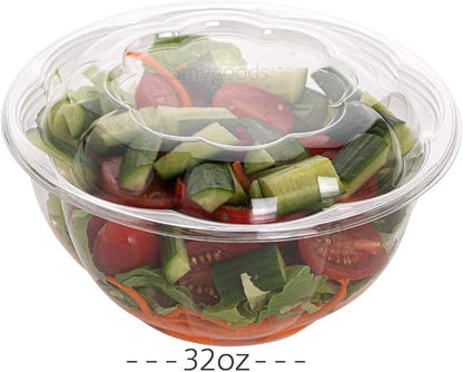 Disposable Plastic Salad Bowls - Image 2