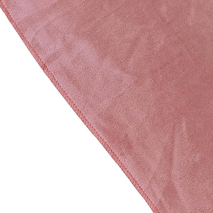 Balsa Circle 10 pcs 12x108-Inch Dusty Rose Premium Velvet Table Runners Wedding - Image 3