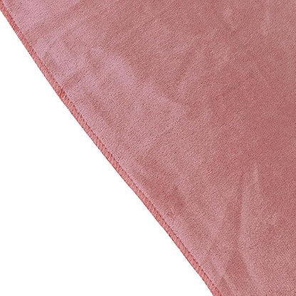 Balsa Circle 10 pcs 12x108-Inch Dusty Rose Premium Velvet Table Runners Wedding - Image 3