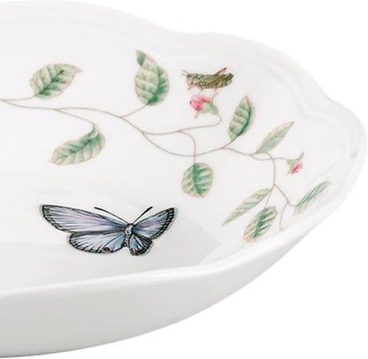 Lenox Butterfly Meadow Porcelain Pasta Bowl | Dishwasher safe, microwave safe | - Image 2