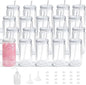 YOUKE OLA 20 Pack Acrylic Snowglobe Tumbler Pre-Drilled Double Wall Plastic by YOUKEOLA