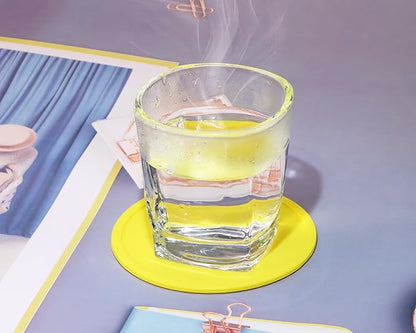 ONLYKXY 3 Pieces 3.93 Inch Silicone Coasters, Round Coasters - Image 3