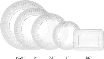 Party Essentials Elegance Quality Hard Plastic 10.25-Inch Round Party/Dinner - Image 3