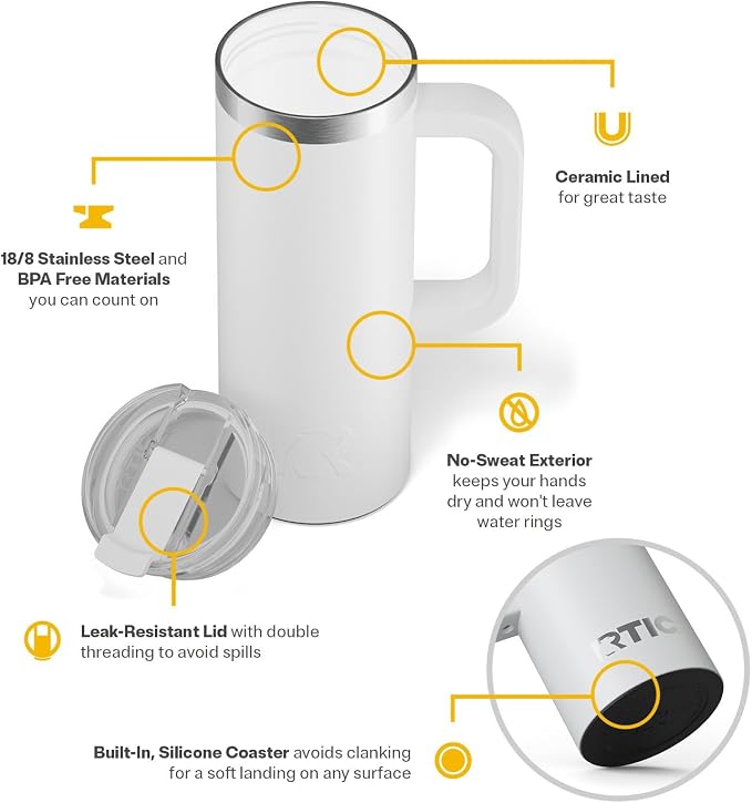 RTIC 20oz Road Trip Travel Mug - Image 4