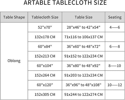 ARTABLE Gray Rectangle Fabric Table Runner Finished Edge 16 x 120 Inch | - Image 6