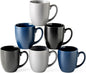 AmorArc 16 oz Coffee Mugs Set of 6, Large Ceramic Coffee Cups Set | Classic by AmorArc