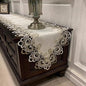 Sandweek Washable Lace Floral Embroidered Rectangle Table Runner Scarf Wedding by Unknown