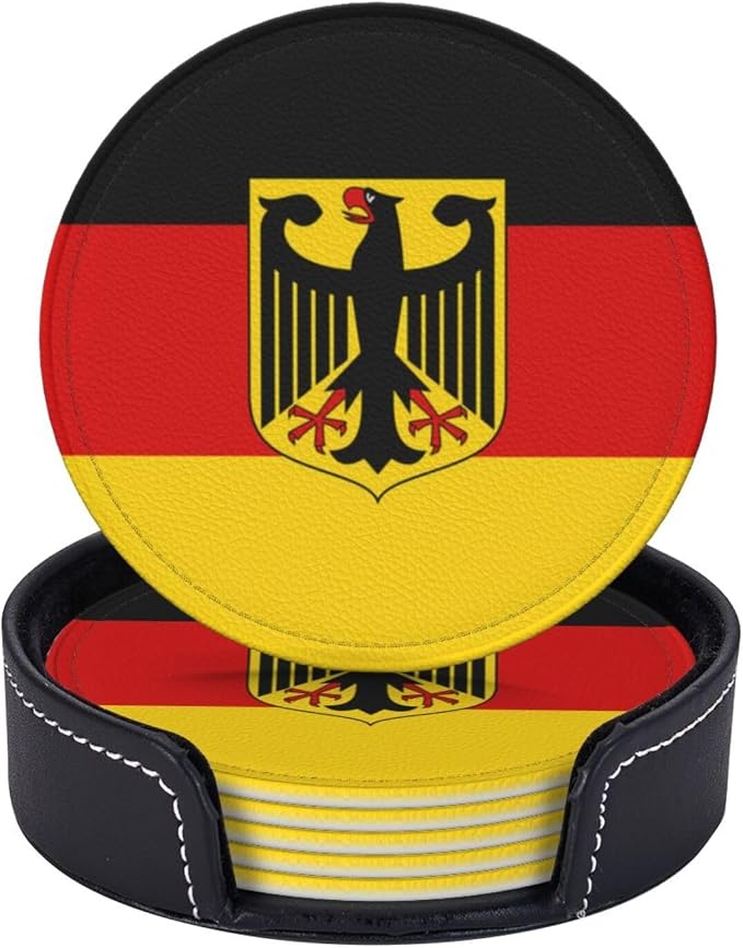 Germany Flag Coasters for Drinks - Image 6