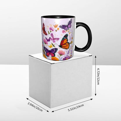 Butterfly Coffee Mug 11 Ounce Mugs Ceramic Tea Cup Drinking Water Cups | Novelty - Image 6