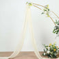 Efavormart 20ft Ivory Gauze Cheesecloth Wedding Arch Drapery Fabric, Extra Long by efavormart