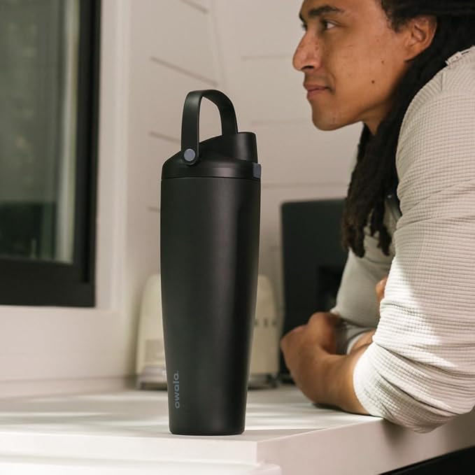 Owala FreeSip Sway Stainless Steel Water Bottle 40 oz Beach House - Image 8