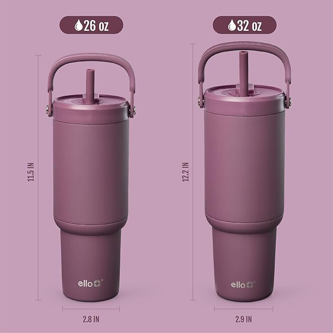 Ello Oasis Go+ 32oz Insulated Stainless Steel Tumbler - Image 7