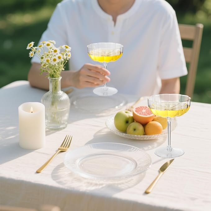 LIYH 20 Pcs Plastic Champagne Glasses 8 oz Champagne Flutes Plastic Cocktail - Image 8