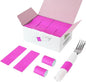 Self-Adhesive Napkin Bands, Hot Pink | Wrap silverware & napkins, elegant table by NATURALABEL
