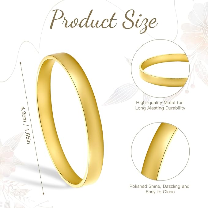 Gold Napkin Rings Bulk 100 Pack, Metal Napkin Rings - Image 4