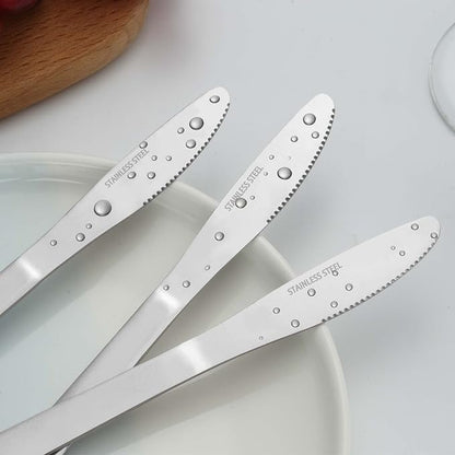 24 Pieces Dinner Knives Set, 8.1" Inches Table Knives Set, Durable Butter Knife - Image 3