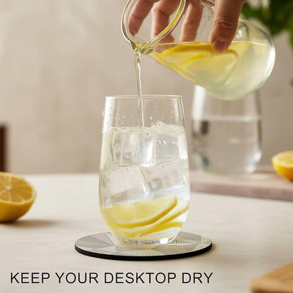 Geometric Minimalist Coasters Set of 4, Absorbent Coasters - Image 2