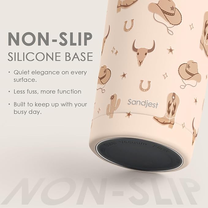 SANDJEST Cowgirl Tumbler 20oz, Stainless Steel Travel Cup - Image 4
