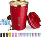 SPLMIFA Travel coffee mugs leak-proof, reusable coffee cup by SPLMIFA