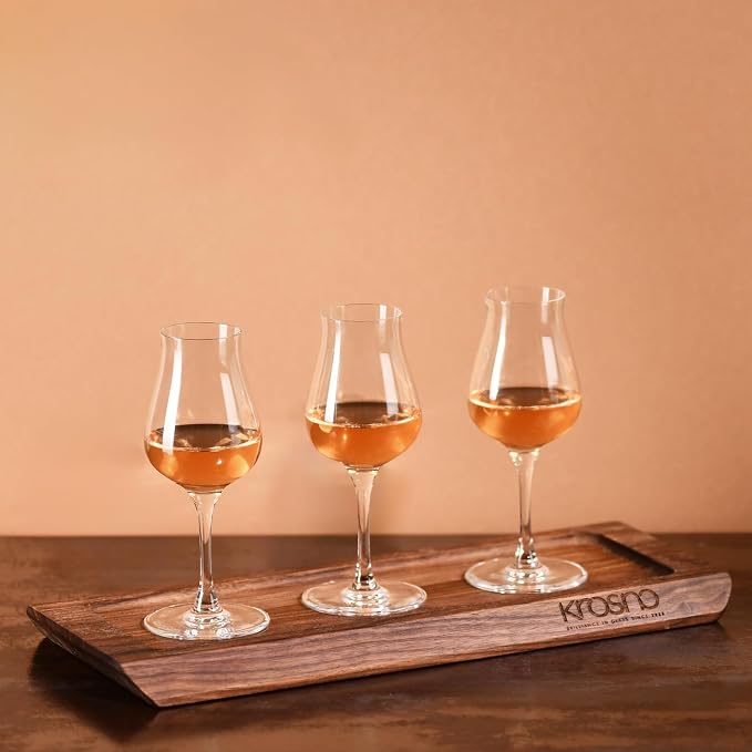 Krosno Brandy & Cognac Snifter Glasses Rum Tasting Gift Set | Set of 4 | 3.7 oz - Image 6