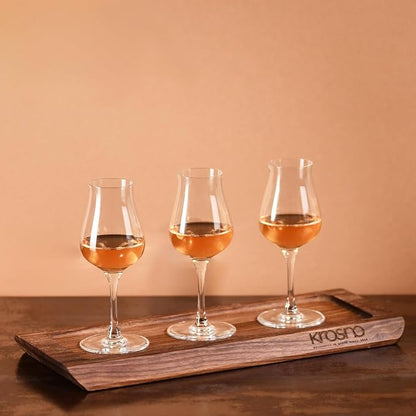 Krosno Brandy & Cognac Snifter Glasses Rum Tasting Gift Set | Set of 4 | 3.7 oz - Image 6