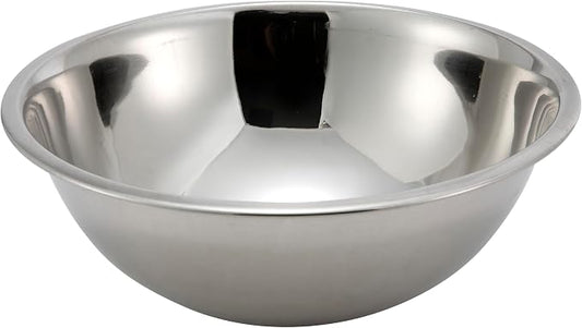 Winco 5 qt Stainless Steel Mixing Bowl | Dishwasher safe, Heavy-duty, by Fonteme