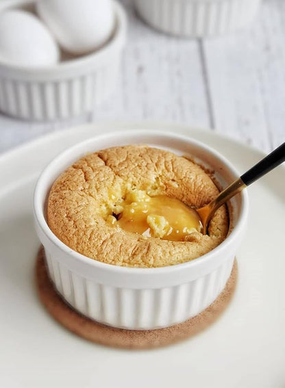 LE TAUCI Ramekins 8 OZ Oven Safe, Creme Brulee Ramekins, Pudding Custard Cups - Image 7