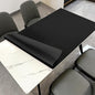 Dining Table Pad - 34x72 Inch Waterproof Easy to Clean Can Conceal Flaws Protector The Table Top from Scratches Used for Dining (Black+Black 34x72)