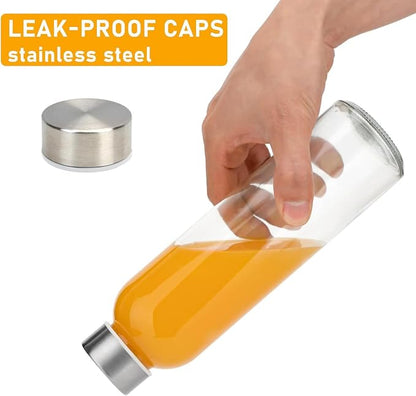 Sursip 18 oz Glass Water Bottles - Image 4