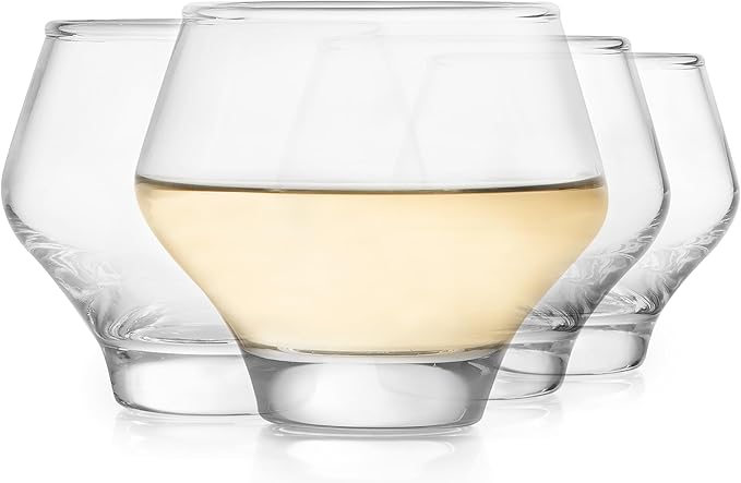 Libbey Mezcal All Purpose Spirits Glasses Set of 4, Stemless Stackable Cocktail by Libbey