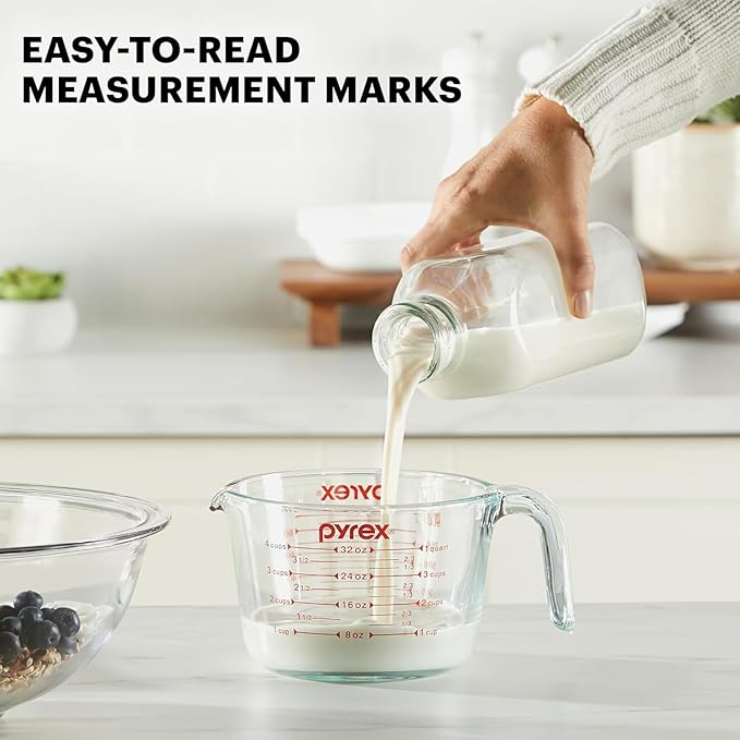 Pyrex Essentials Glass Measuring Cups Set - Image 3