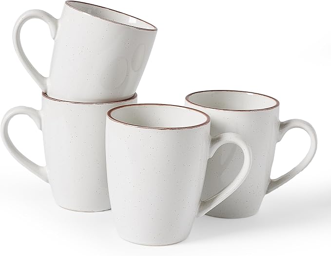 famiware Venus Coffee Mugs Set of 4, 13 oz Ceramic Stoneware Mug Cup Set | by Famiware