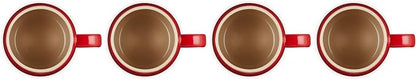 Le Creuset Stoneware Set of 4 Heritage Mugs, 13 oz. each - Image 4