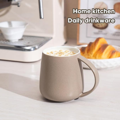 Eyoriza 15Oz Matte Ceramic Coffee Mug, Kahhi | Modern Large Coffee Cups Tea Cup - Image 5