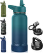 CIVAGO 32 oz Insulated Stainless Steel Water Bottle by CIVAGO