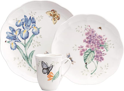 Lenox Butterfly Meadow Porcelain 18-Piece Dinnerware Set - Image 3