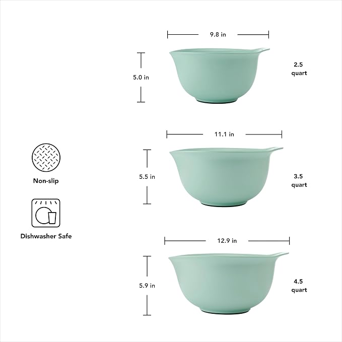KitchenAid Universal Nesting Plastic Mixing Bowls - Image 2