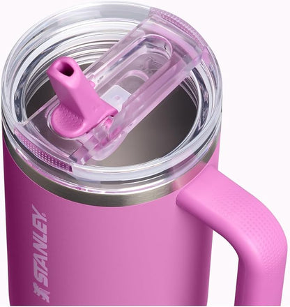 STANLEY Quencher ProTour Flipstraw Tumbler, 40 oz, Dark Blossom | Built-In - Image 2