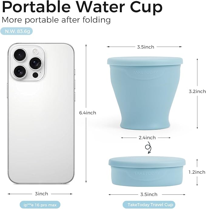 TakeToday Collapsible Cup 8 oz 2-Pack - Image 4