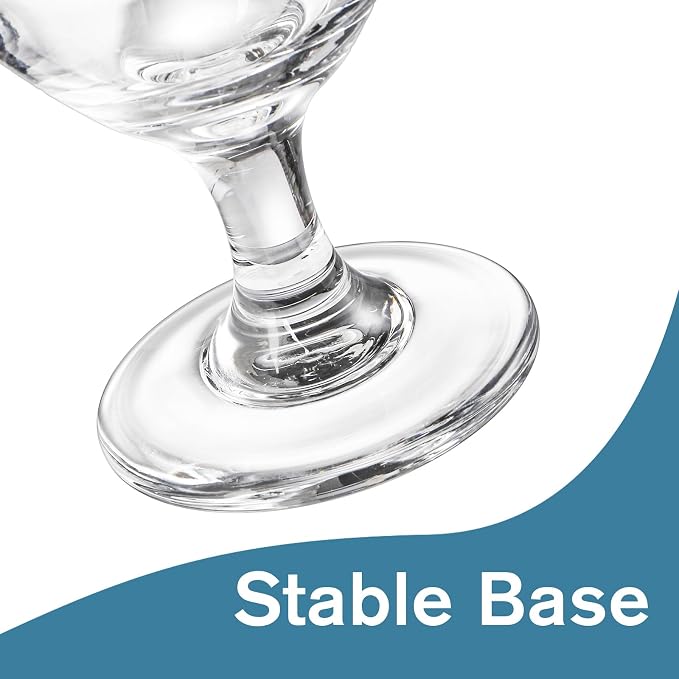 Bekith 12 Pack Goblet Party Glasses, 13-Ounce Classic Beverage Glass Juice - Image 4