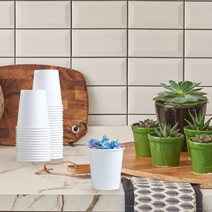 Lamosi 300 Pack 5 oz Paper Cups, Disposable Bathroom Cups 5oz Paper, Small Mouthwash Cup, Paper Espresso Cups, Mini Paper Cups for Travel, Party, Picnics, Home