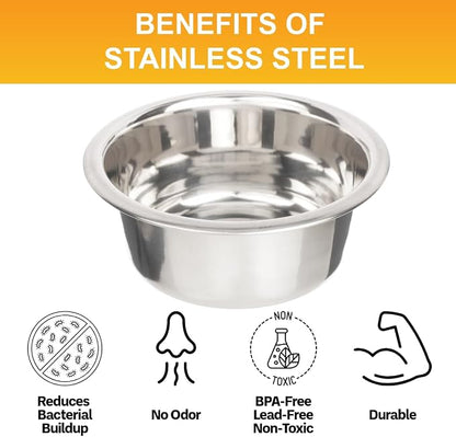Neater Pet Brands 2.2 Cup Stainless Steel Dog Bowls, 1 Single Neater Feeder - Image 5