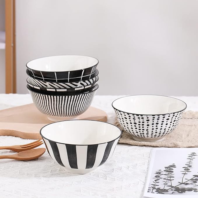Cereal Bowl Porcelain Soup Bowls - Image 3