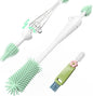 6-in-1 Silicone Baby Bottle Brush Set by SEANCHEER