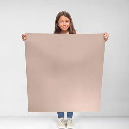 Table Craft Mat to Protect Dining Table, Craft Mess mat 38"x39.4" Great for Childrens Crafts and Play Protect Your Furniture from Spills and Mess Easy to Clean, Heat Resistant (Clay, 38" 39.4")'