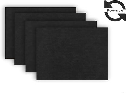Placemats Set of 4 12" x 18" Heat-Resistant Table Mats for Dining Table Set for 4 Kitchen & Dining Room Decor Farmhouse, Boho, & Modern Style Easy to Clean, Durable & Stylish Table Decor