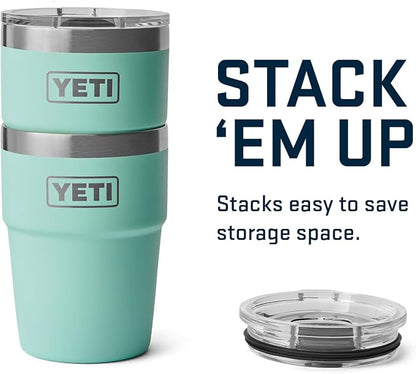 YETI Rambler 16 oz Stackable Tumbler, Vacuum Insulated, Stainless Steel - Image 6
