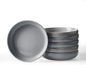famiware Milkyway 33 oz Pasta Bowls Set of 6, Dark Gray | Scratch-Resistant by Famiware