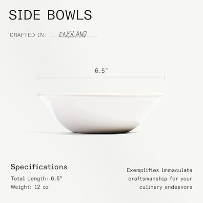 Made In Cookware - Set of 4 - Side Bowls - White - Porcelain England