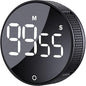 AVINIA Digital Kitchen Timers, Visual timers Large LED Display Magnetic Countdown Countup Timer for Classroom Cooking Fitness Baking Studying Teaching, Easy for Kids and Seniors Black